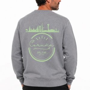 Tienda Online SKL 180 sudadera skl 180 coruña gris y verde